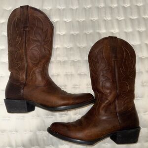 Cody James Brown Leather Cowboy Boots
